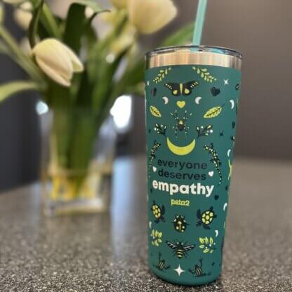 peta2 rewards empathy tumbler