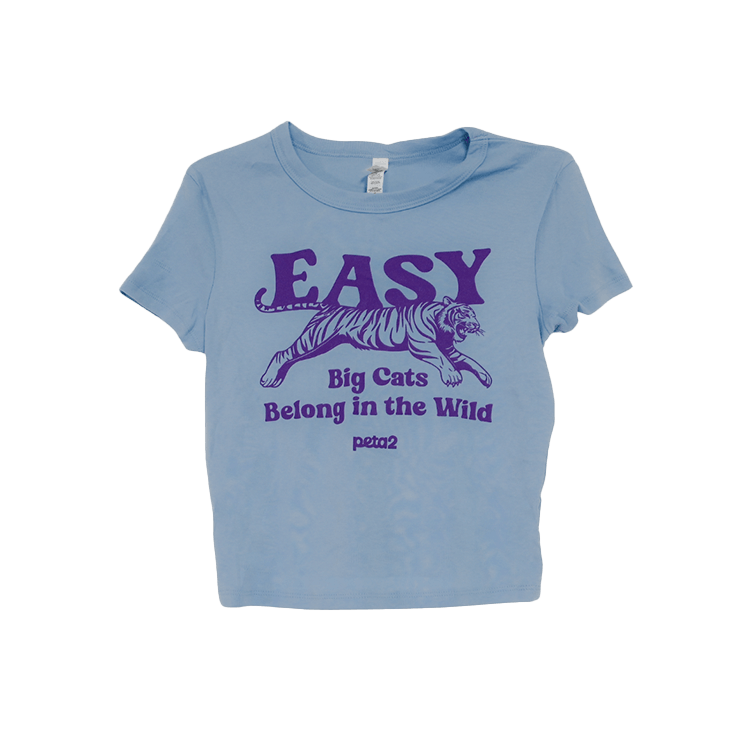 easy tiger' baby tee | peta2
