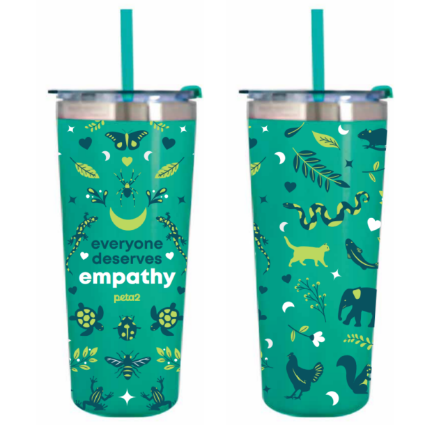 peta2 rewards empathy tumbler