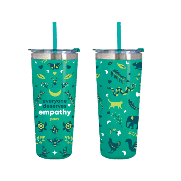 peta2 rewards empathy tumbler