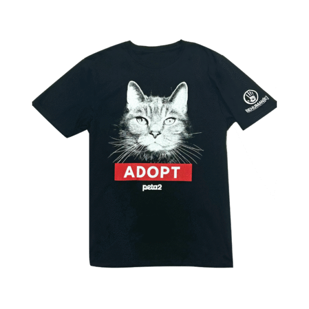 peta2 adopt cat tee rewards
