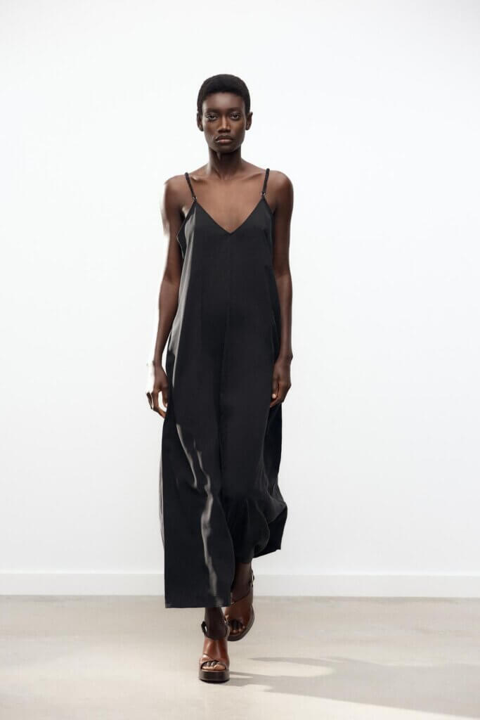 Image from Zara website for the silk-free dresses article