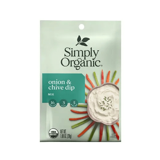 Image from Simply Organic website for the vegan dips article