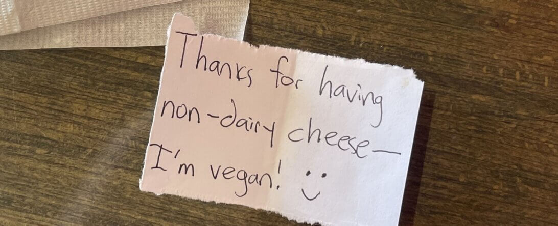 PETA-owned image for the restaurant shoutout mission