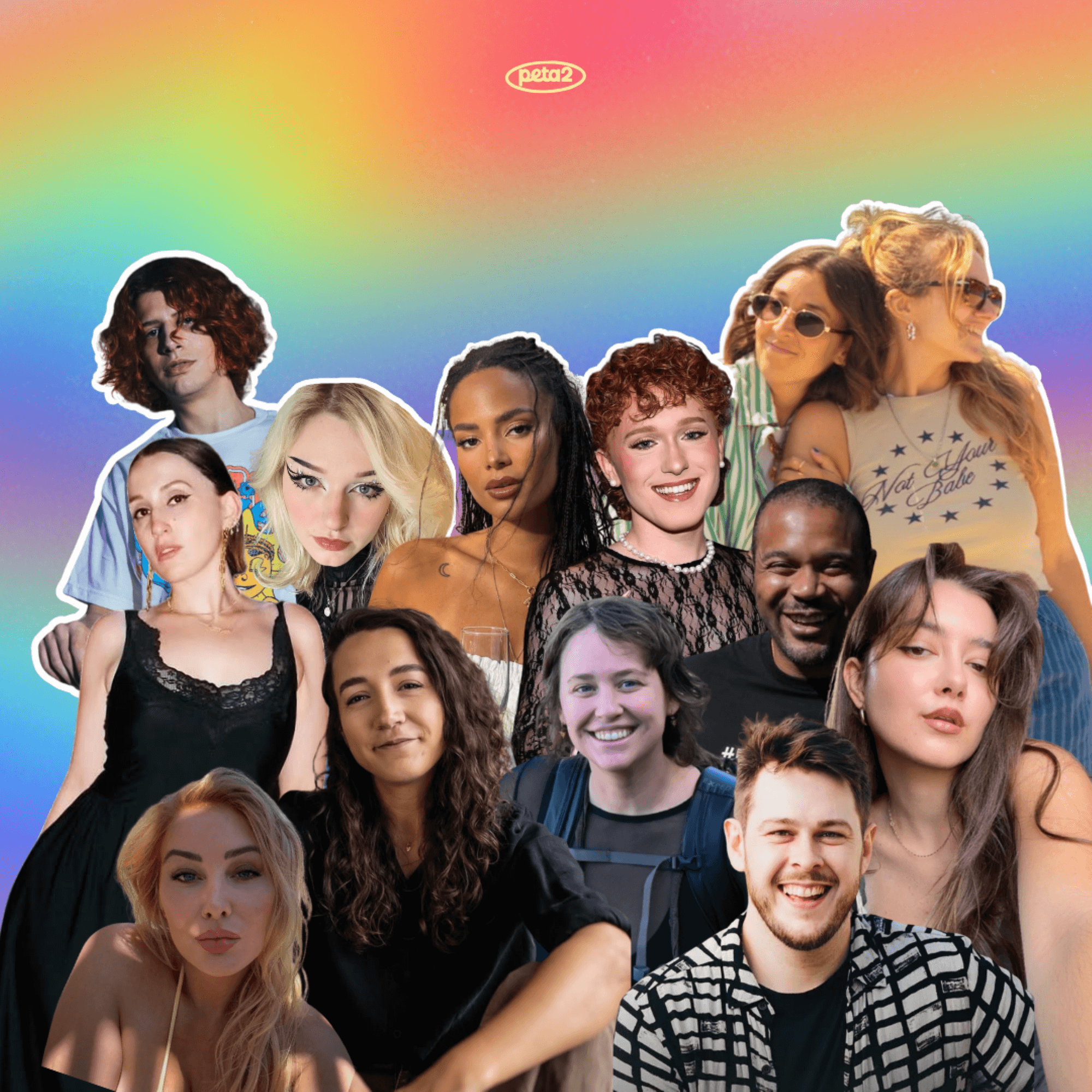 PETA-owned image for the lgbtq animal advocates mission