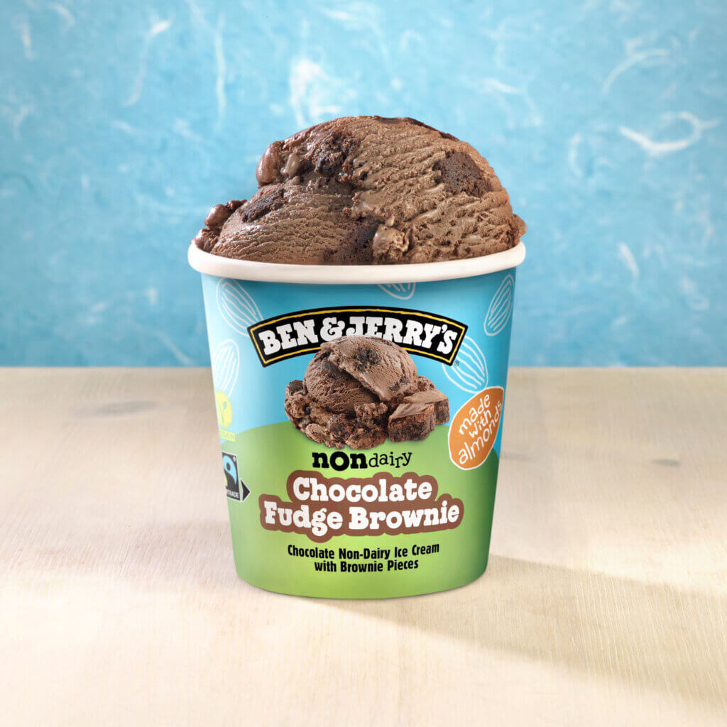 Image from Ben & Jerry's website for the vegan ice cream mission