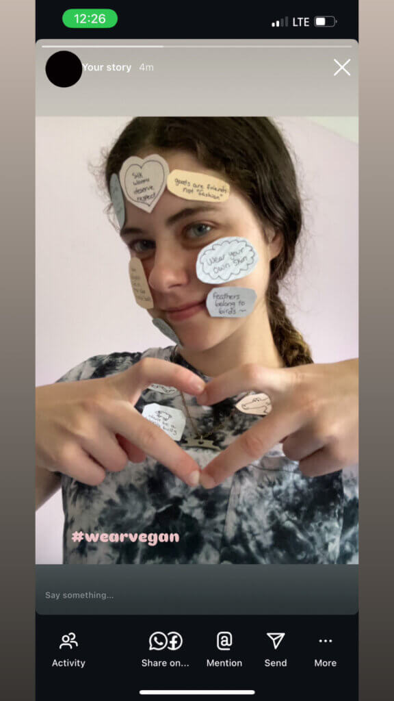 PETA-owned image for the my own skin mission