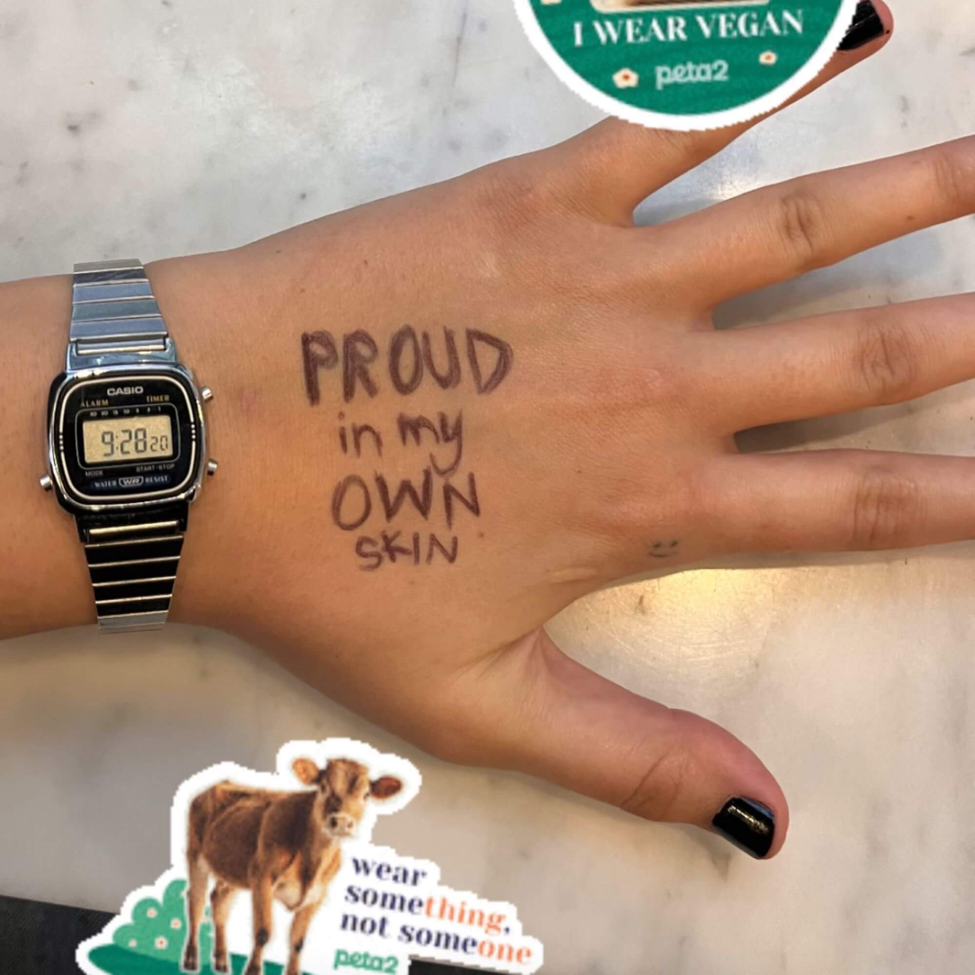 PETA-owned image for the my own skin mission