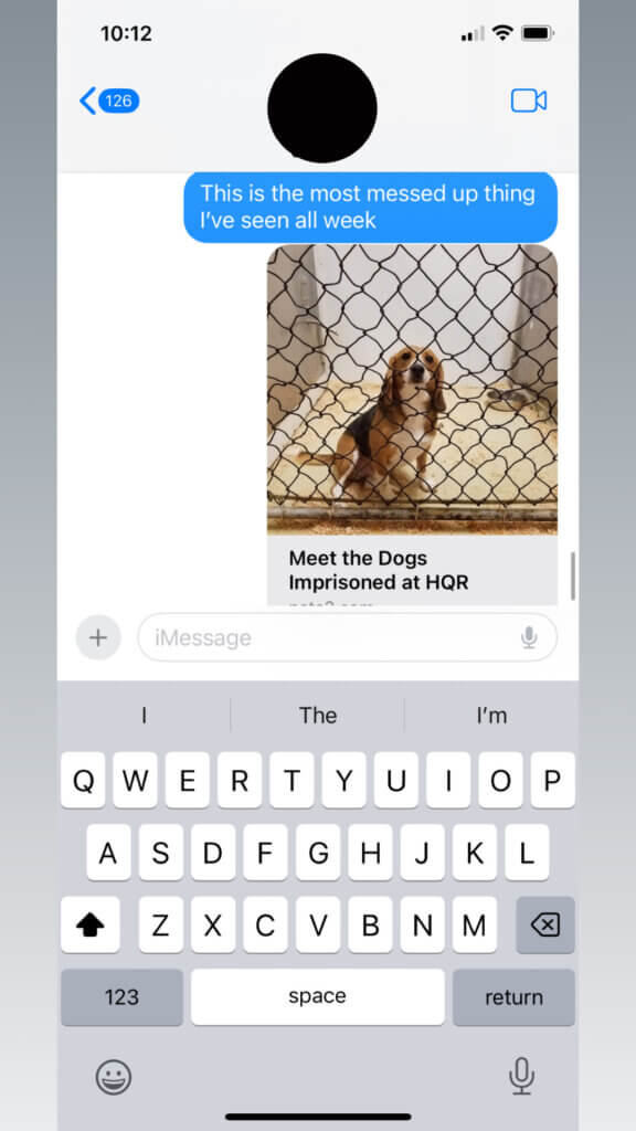PETA-owned image for the send hqr petition mission