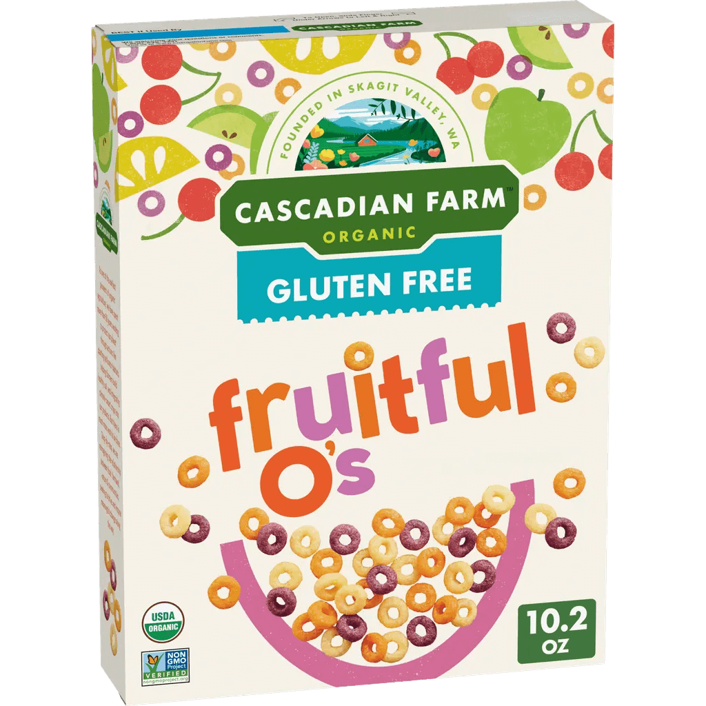Image for the vegan cereals article from Cascadian Farm website