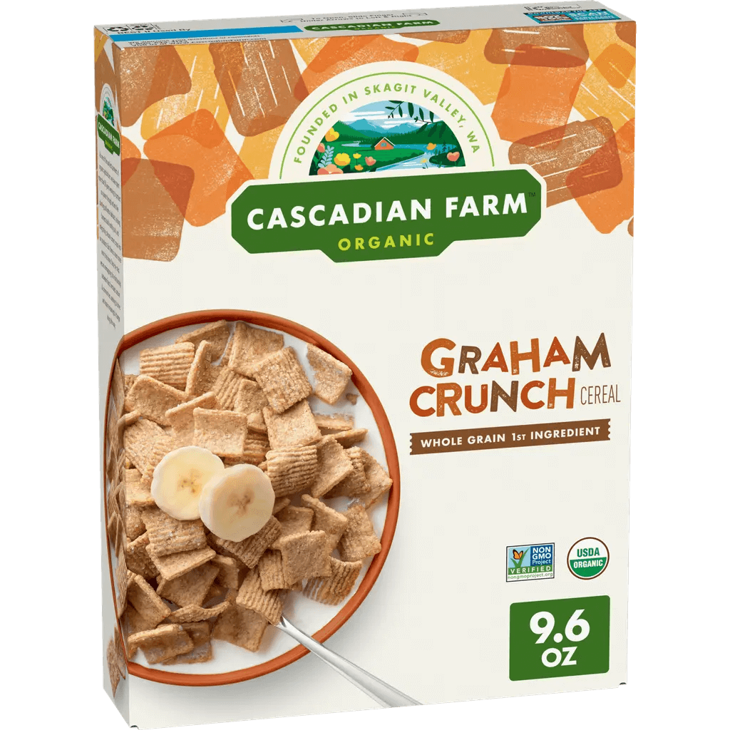 Image for the vegan cereals article from Cascadian Farm website