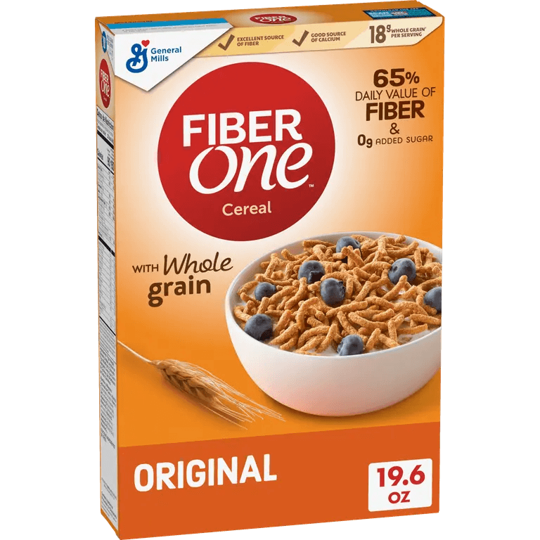 Image for the vegan cereals article from Fiber One website