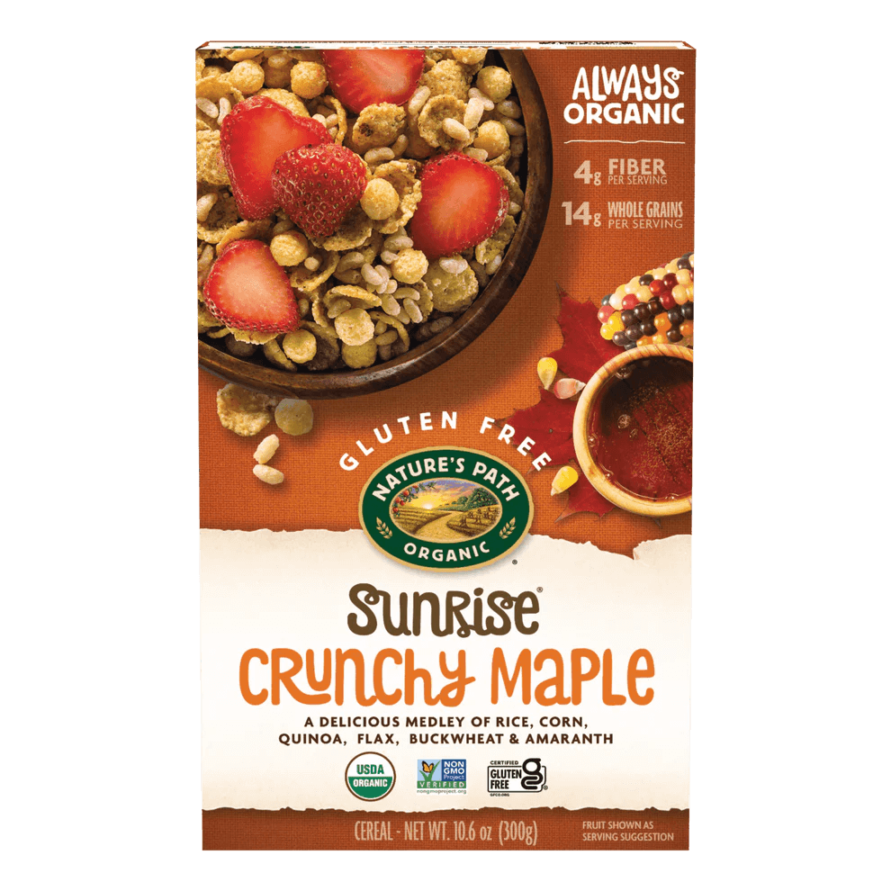Image for the vegan cereals article from Nature's Path Organic website