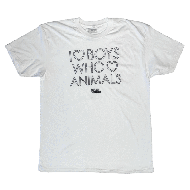 I heart boys shirt peta2 rewards