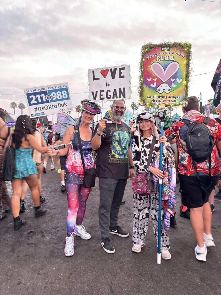 PETA-owned image for the vegan rave fit article
