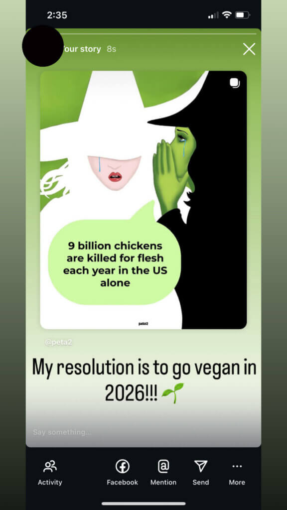 PETA-owned image for the resolutions mission