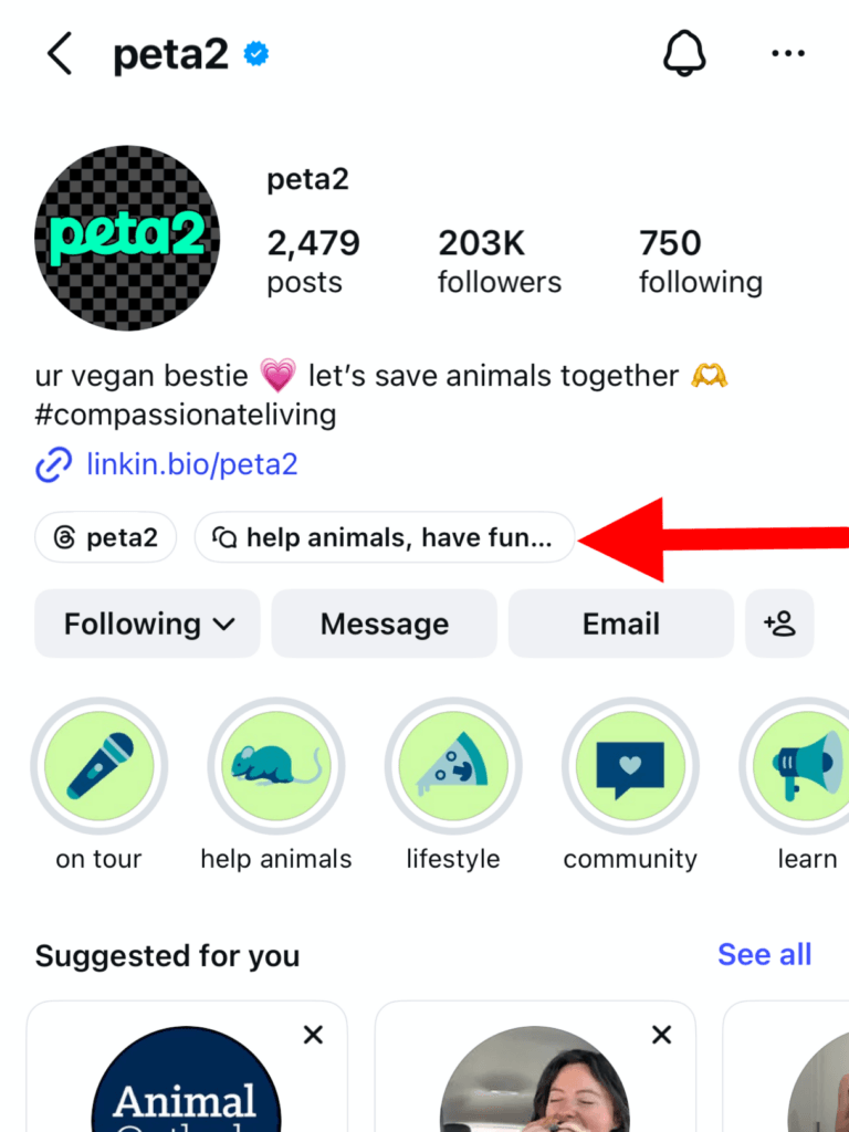 PETA owned image for the Broadcast Channel mission