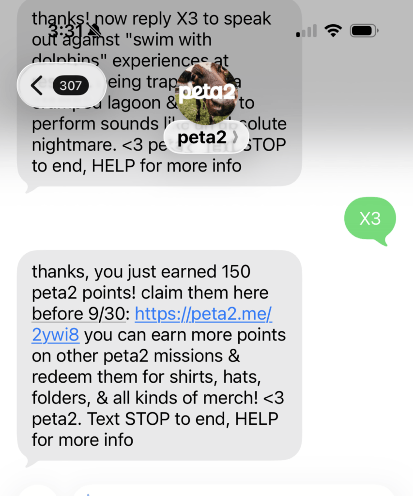 PETA owned image for the reply X 9-23-2026 mission