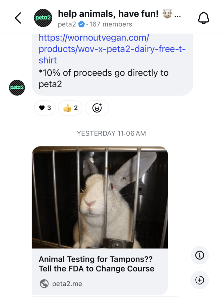 PETA owned image for the Broadcast Channel mission