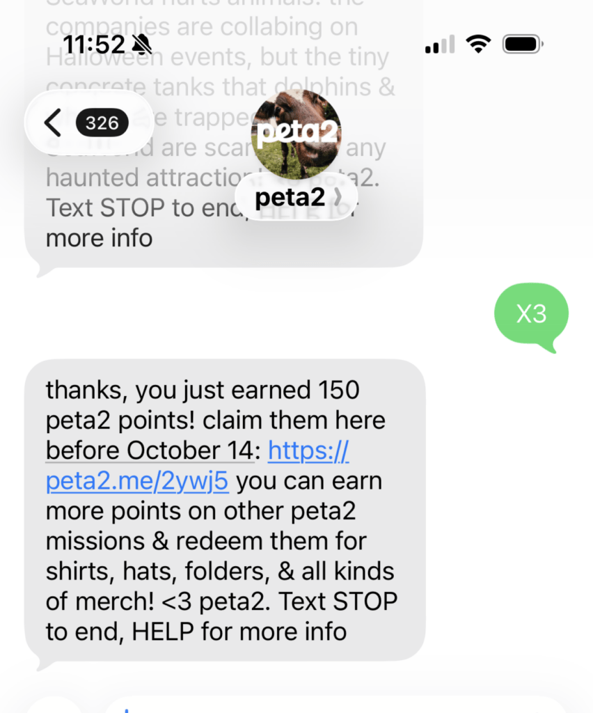 PETA owned image for the reply X 10-7-2026 mission